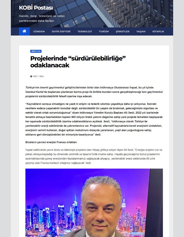 Kobi Postası 7 Nisan 2022