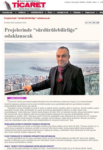 Ticaret Gazetesi 6 Nisan 2022