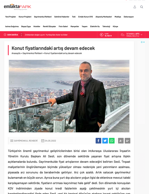 Emlakta Fark Mayıs 2022