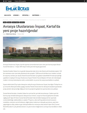 haber Avrasya Uluslararası inşaat 2